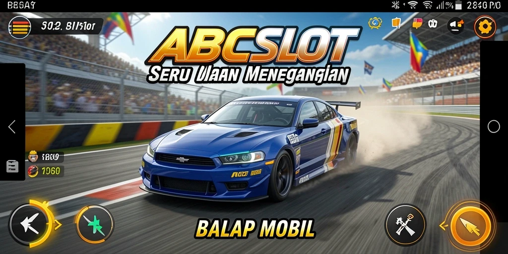 Tampilan antarmuka ABCSLOT yang menarik dan mudah digunakan.