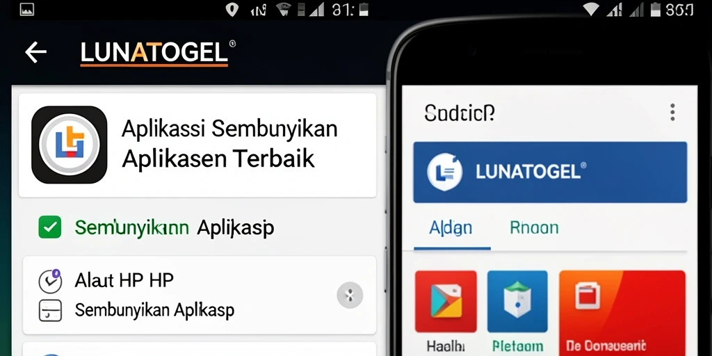 Tampilan antarmuka LUNATOGEL yang sederhana dan intuitif.