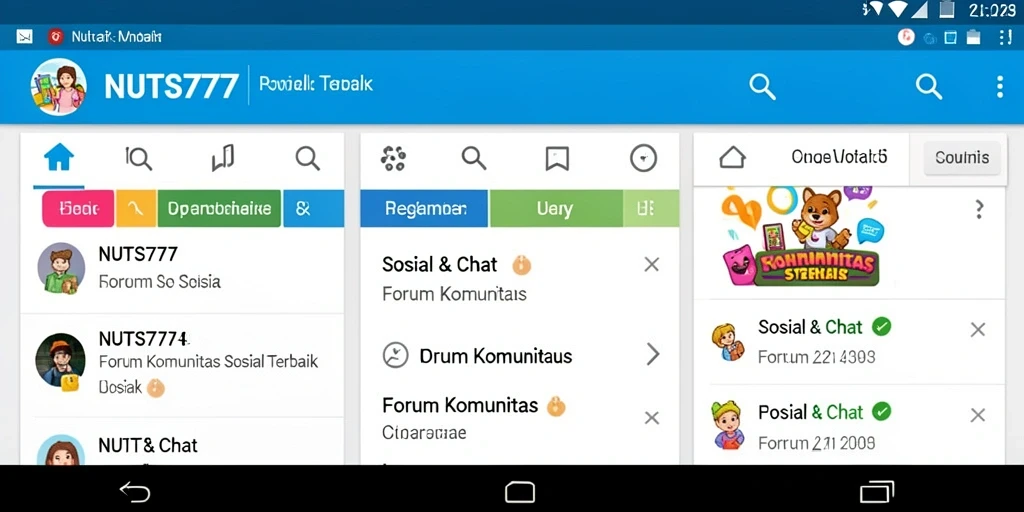 Tampilan antarmuka NUTS777 yang interaktif dan menarik.
