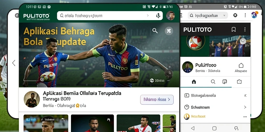 Tampilan antarmuka aplikasi PULITOTO yang menarik dan informatif.