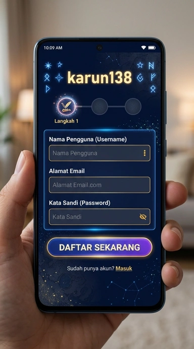 Panduan Registrasi Akun Baru di karun138