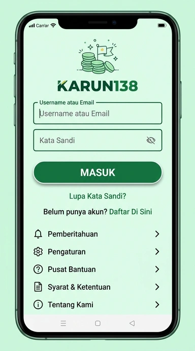 Masuk Akun karun138 untuk Pengguna Android